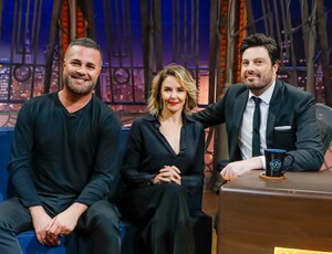 Bianca Rinaldi e Rodrigo Phavanello participam do “The Noite com Danilo Gentili” na noite desta quinta-feira
