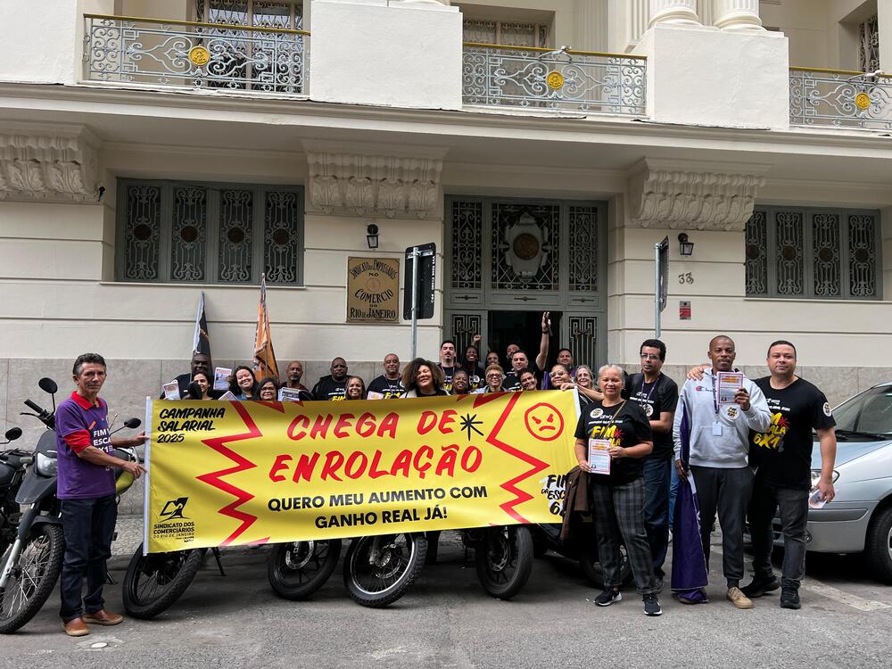 A luta continua em prol de um reajuste real para os trabalhadores