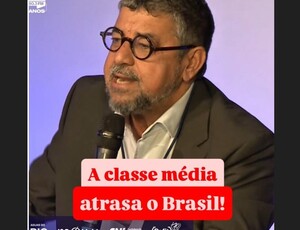 Quaquá vai a Portugal plagiar Marilena Chauí 'Eu odeio a classe média'. Prefeito gasta milhões em projetos turísticos e espanta classe média que pretendia atrair
