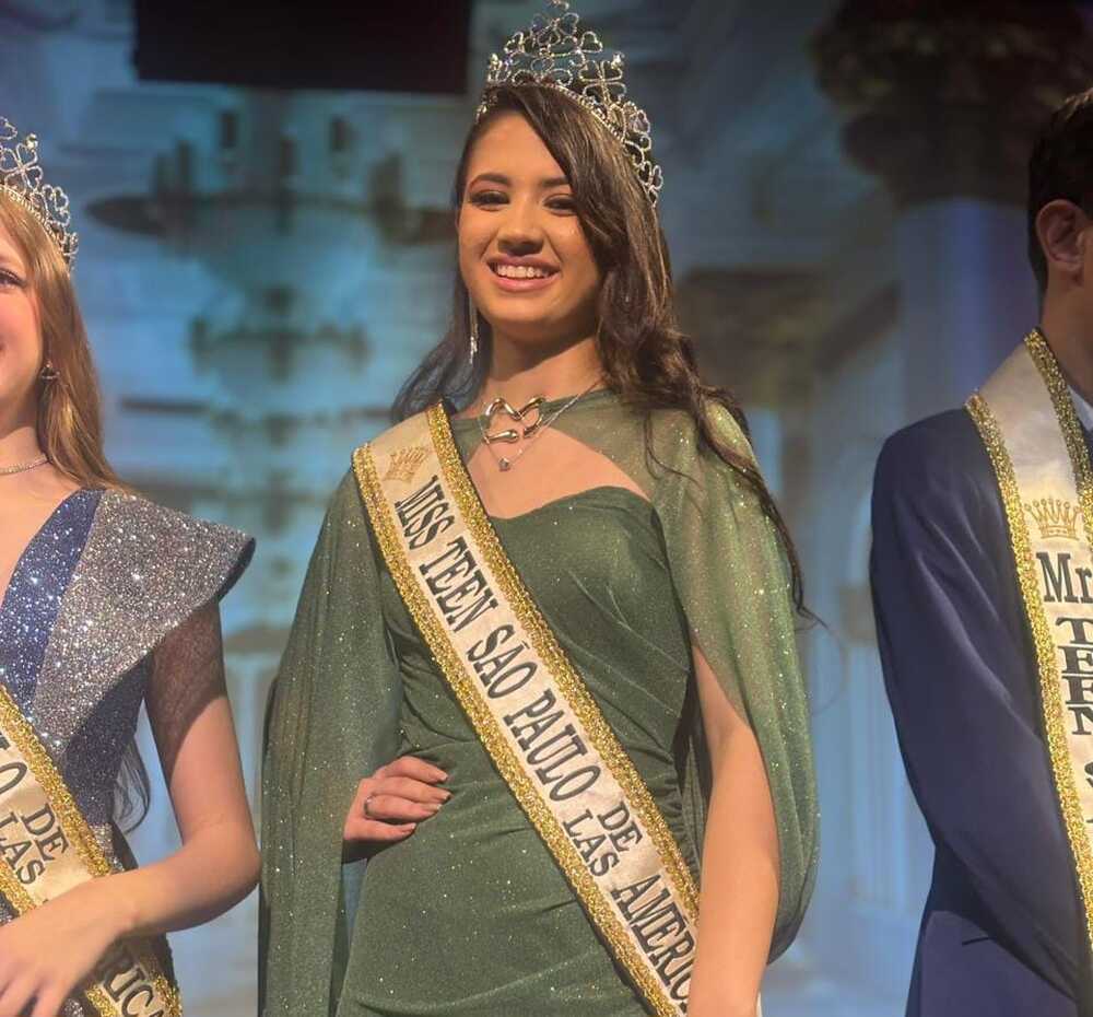 Júlia Gomes conquista título 'Miss Teen São Paulo De Las Américas 2025' após participação no projeto “Nasce Uma Estrela”