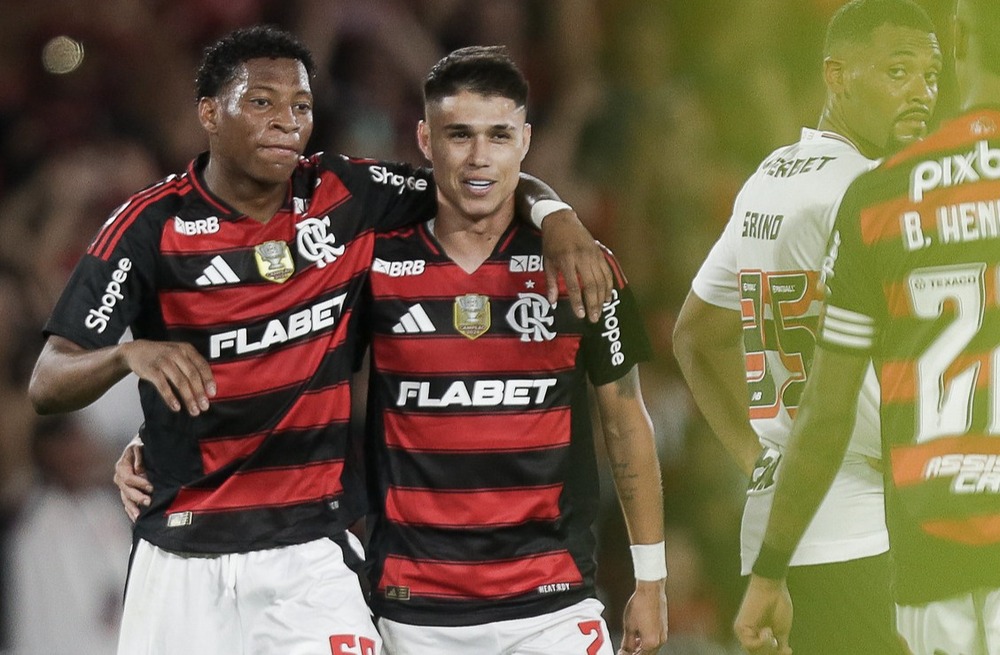  Flamengo vence o São Paulo no reencontro com a torcida com golaço de Luiz Araújo 