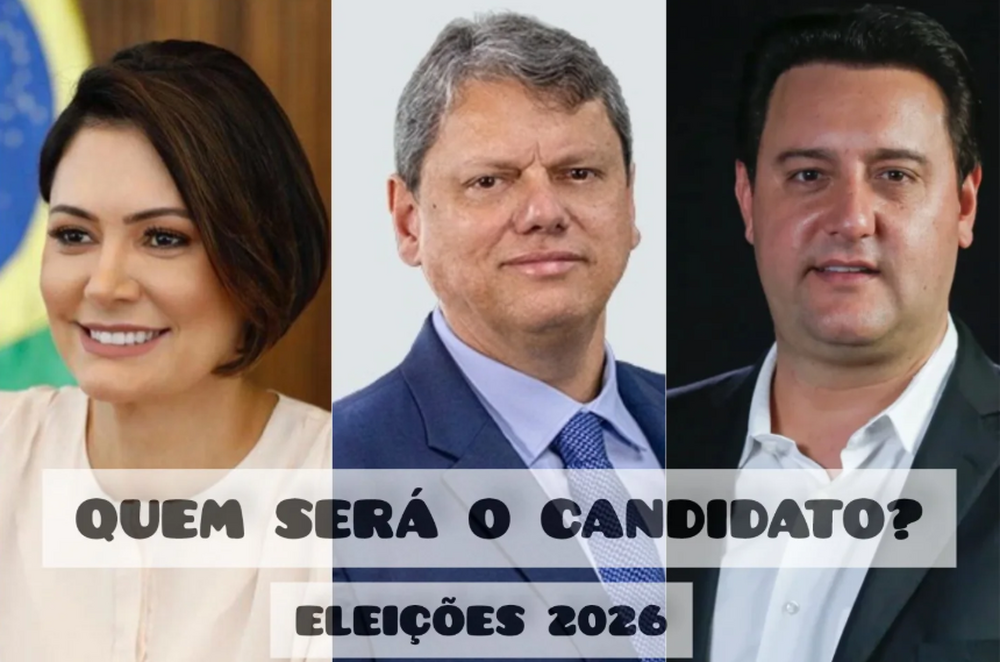 Paraná Pesquisas aponta Michelle Bolsonaro, Tarcísio e Ratinho Jr. como protagonistas de 2026