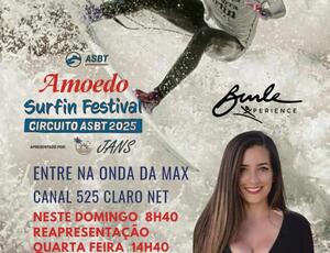 TV MAX NAS ONDAS DO SURF! 