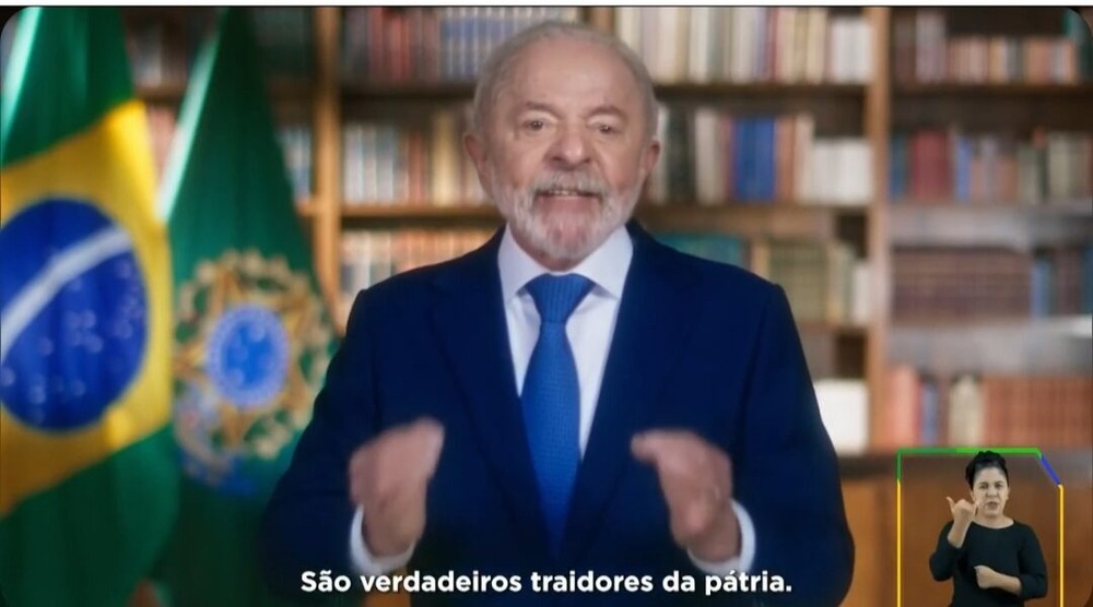 Lula reage a tarifaço e defende soberania nacional em pronunciamento na TV
