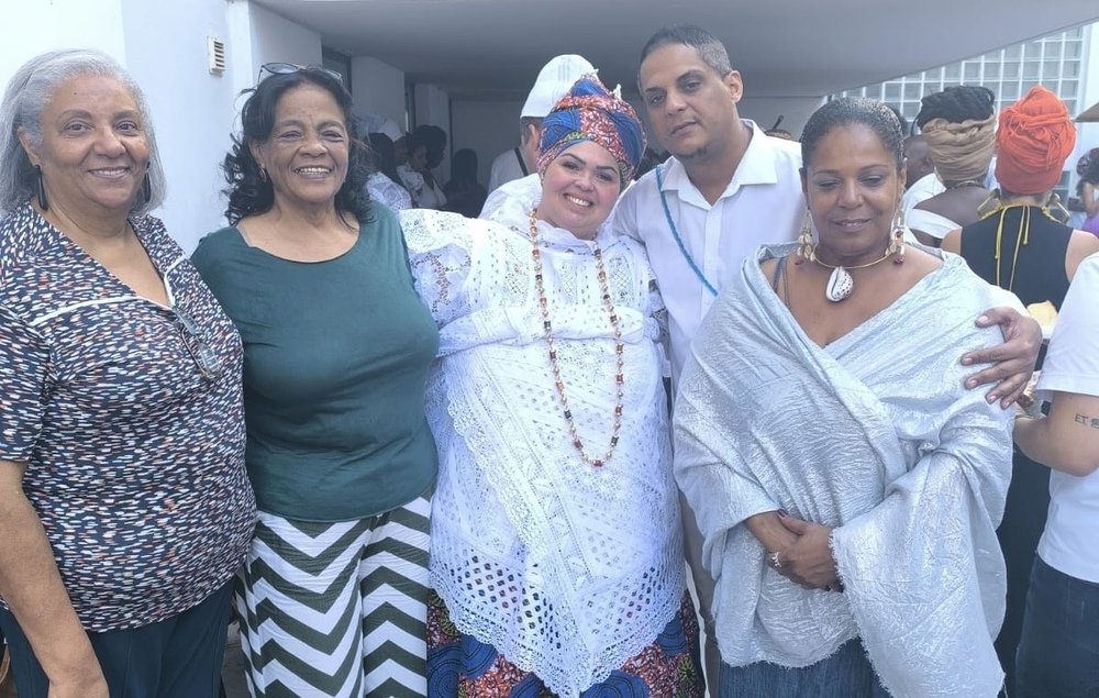 Mãe Karla Padilha marca presença no centenário de Mãe Stella de Oxóssi, na Casa de Rui Barbosa