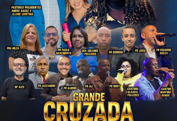 Grande Cruzada Evangelística promete impactar vidas na Chatuba de Mesquita no dia 30 de julho