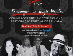 Vinicius Show reabre em Ipanema: a casa da Bossa Nova mais importante do Brasil volta com Maria Creuza e grandes nomes da MPB