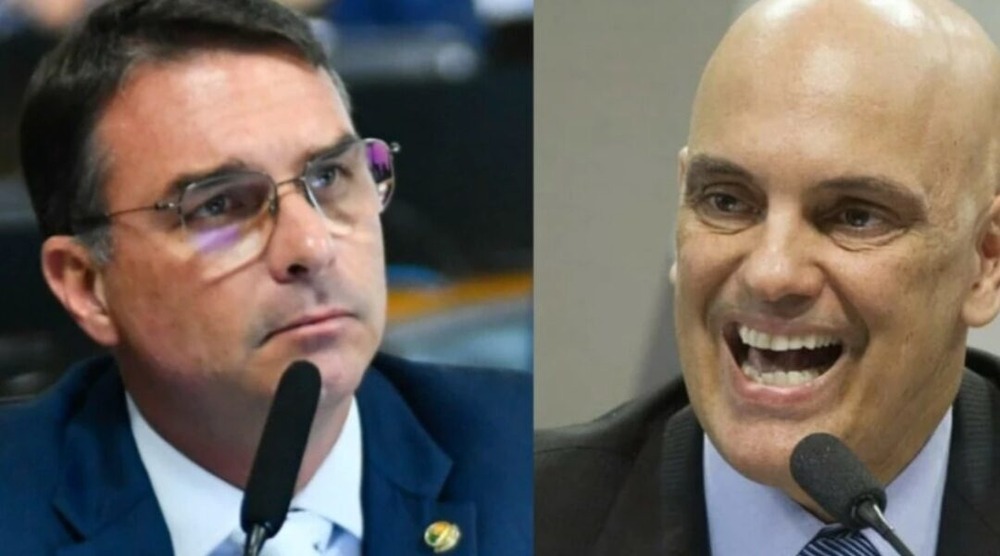Flavio Bolsonaro formaliza pedido de impeachment de Moraes no Senado