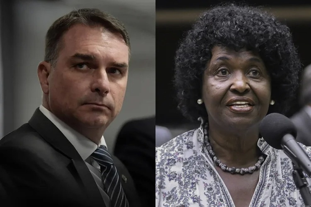 Pesquisa revela disputa explosiva entre Flávio Bolsonaro e Benedita da Silva pelo Senado do Rio