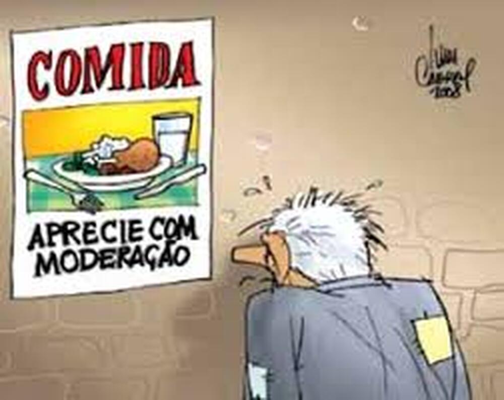 Marmita de Platina: Senado quer bancar auxílio-alimentação pra aposentado como se todo mundo tivesse garfo de ouro