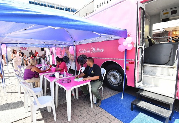 Ônibus da Saúde oferece atendimento exclusivo às mulheres em Nova Iguaçu a partir desta quarta-feira (23)