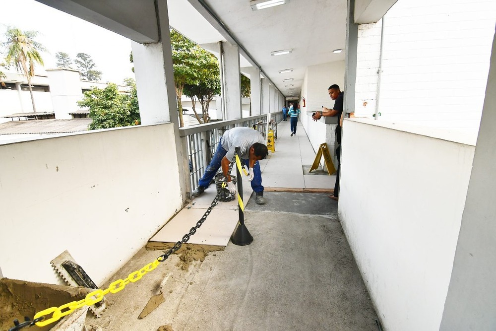 Hospital Geral de Nova Iguaçu segue passando por obras em sua infraestrutura