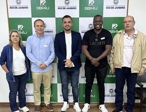 Deputado Carlinhos BNH participa de reunião no DER e reforça apoio à implantação da ciclovia em Nova Iguaçu