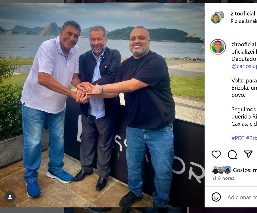 Ex-prefeito de Caxias muda de partido: José Camilo Zito oficializa retorno ao PDT