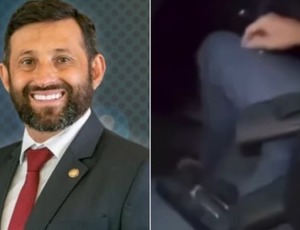 Giovani Ratinho se defende após vídeo em que aparece com pistolas: ‘tenho porte de arma’