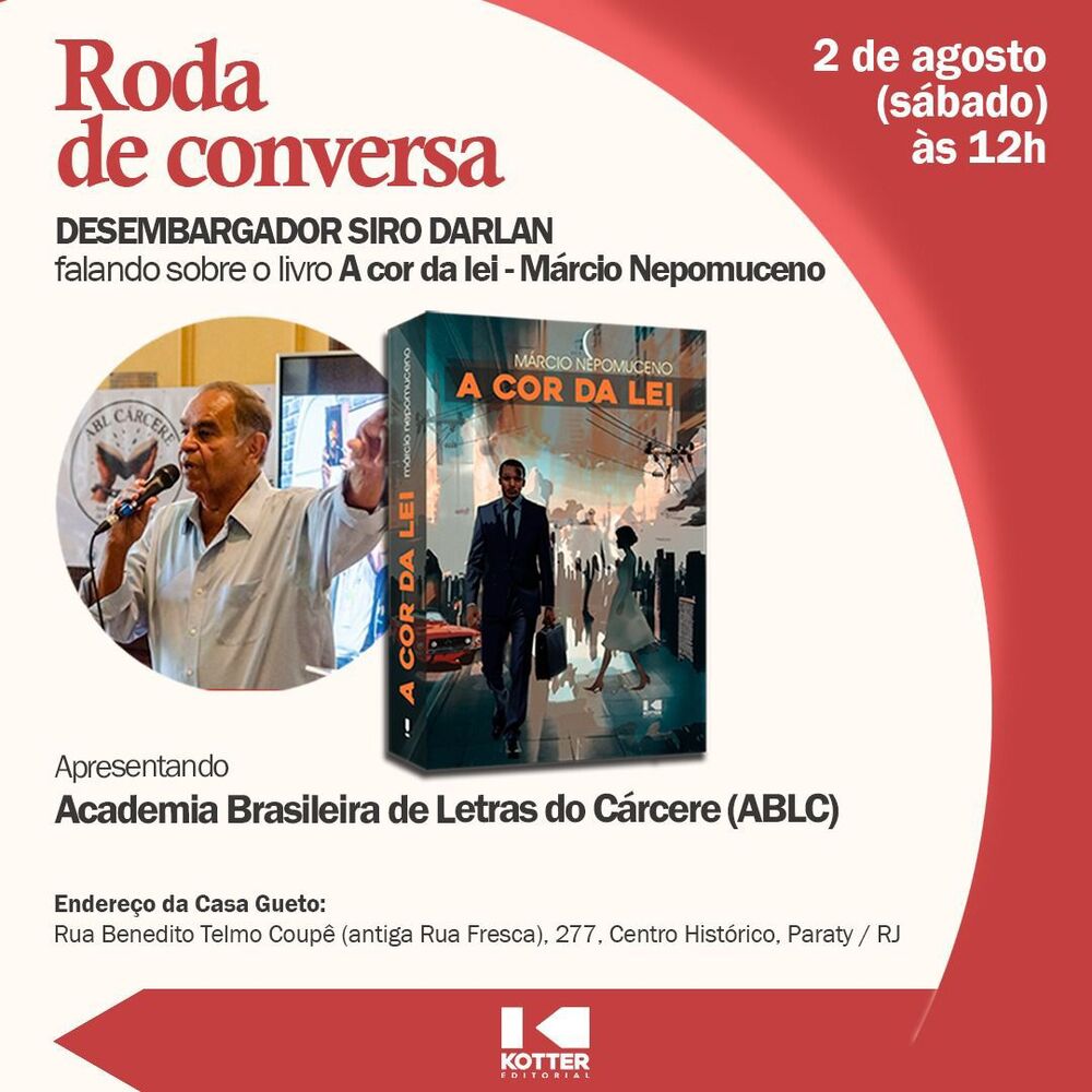 A Cor da Lei, estreia na FLIP 2025 após sucesso no Complexo do Alemão