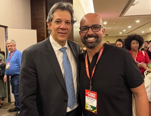 Dr. Luiz Cláudio, presidente do PT de Mesquita, participa do 17º Encontro Nacional do PT ao lado de grandes lideranças do país