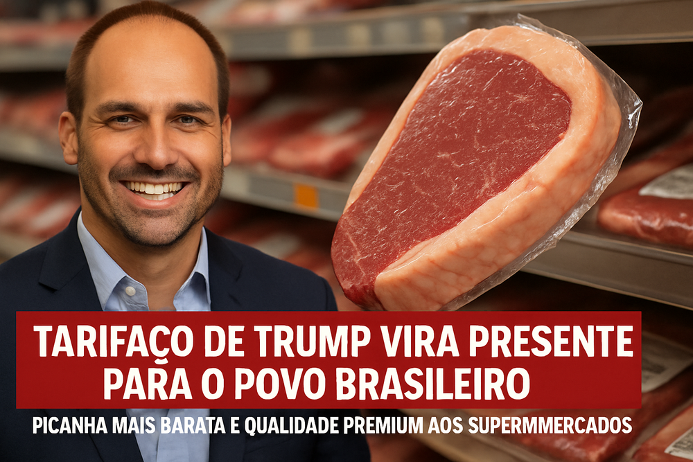 Trump queria ferrar o Brasil mas acabou ajudando Lula: Tarifa vira presente para o povão brasileiro e promessa de picanha barata para todos pode se cumprir