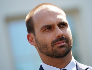 'Estou me lixando', diz Eduardo Bolsonaro sobre discurso de ministro do STF