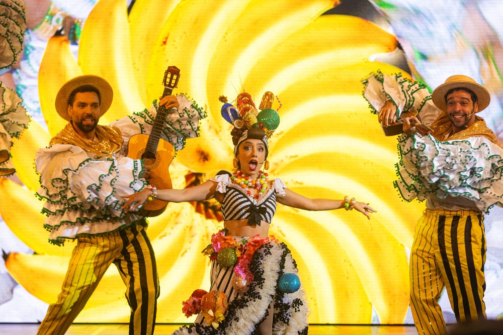 70 anos sem Carmen Miranda Roxy Dinner Show, relembra o legado da artista no espetáculo 'Aquele Abraço'