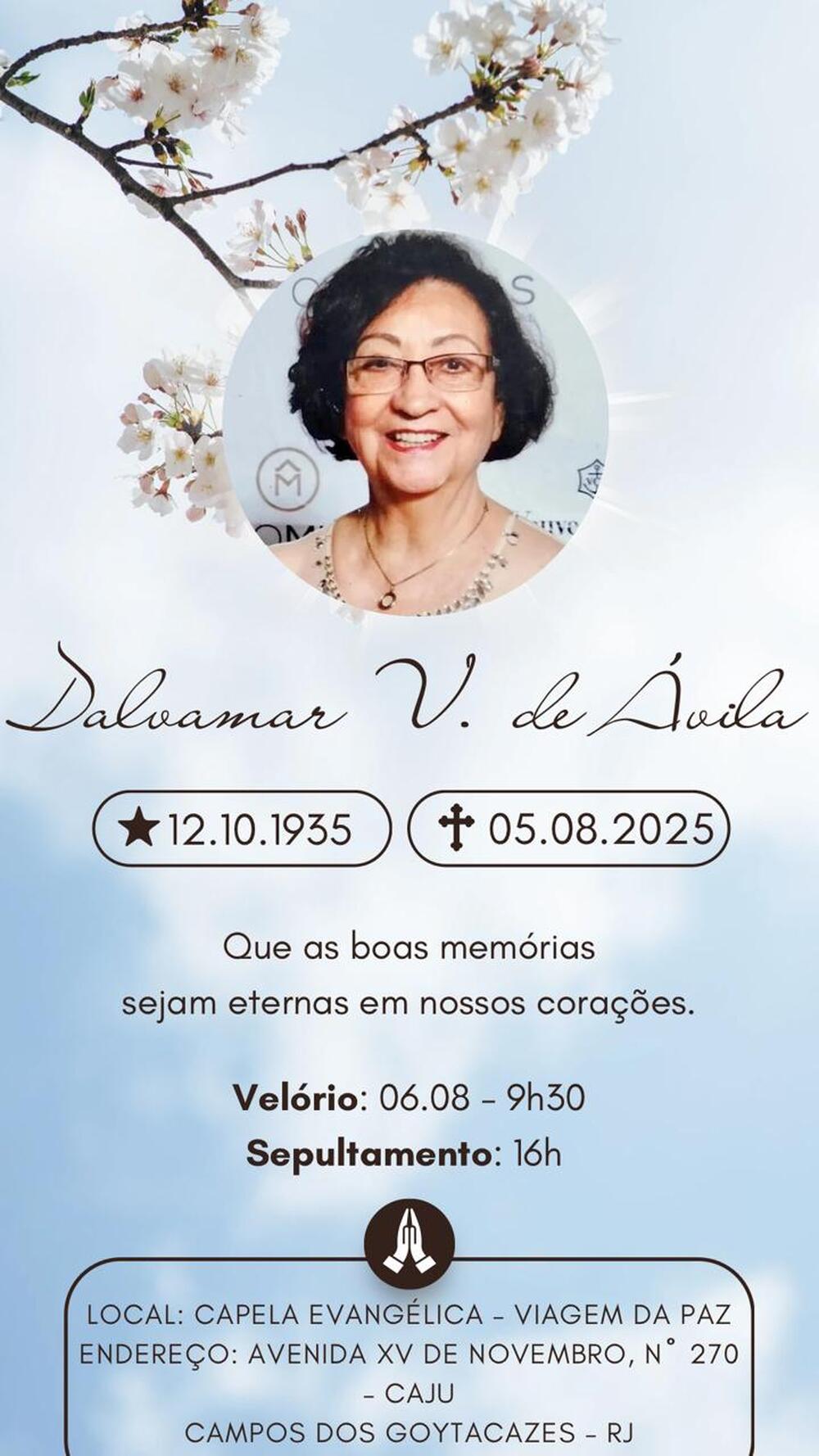 Nota de Pesar - Daloamar
