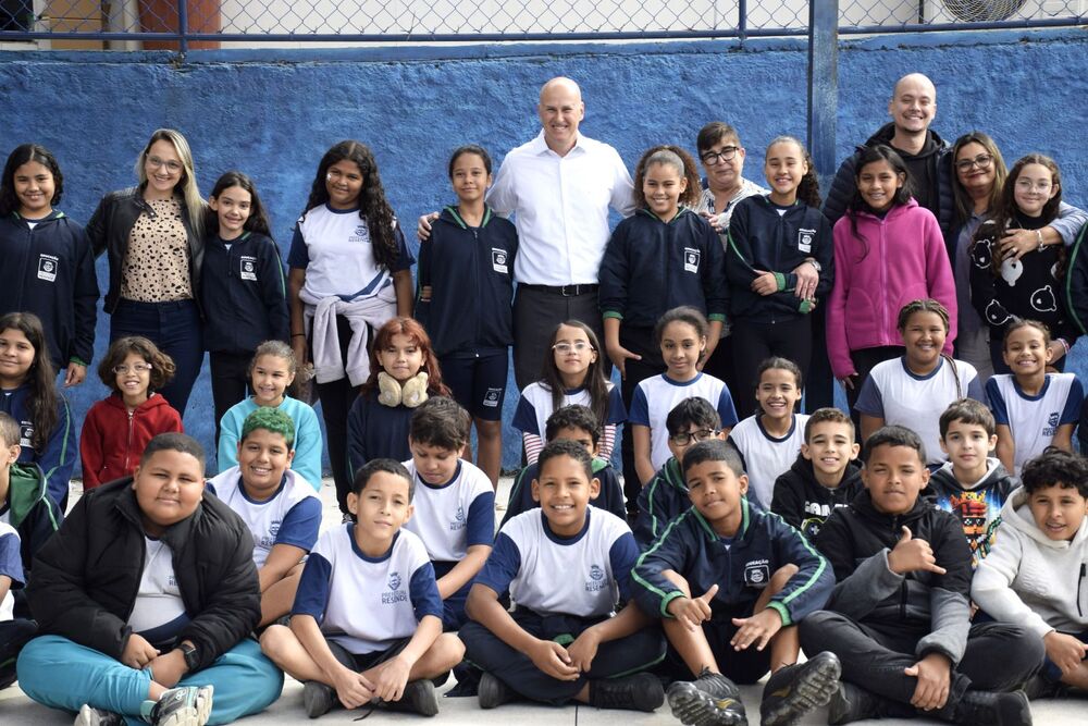 Prefeito Tande Vieira acompanha início de novas turmas de Educação Integral na Escola Municipal Maria de Assis Barboza