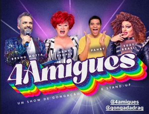   “4 Amigues”: Nany People, Suzy Brasil, Pahby e Bruno Motta juntos em noite única de humor e diversidade