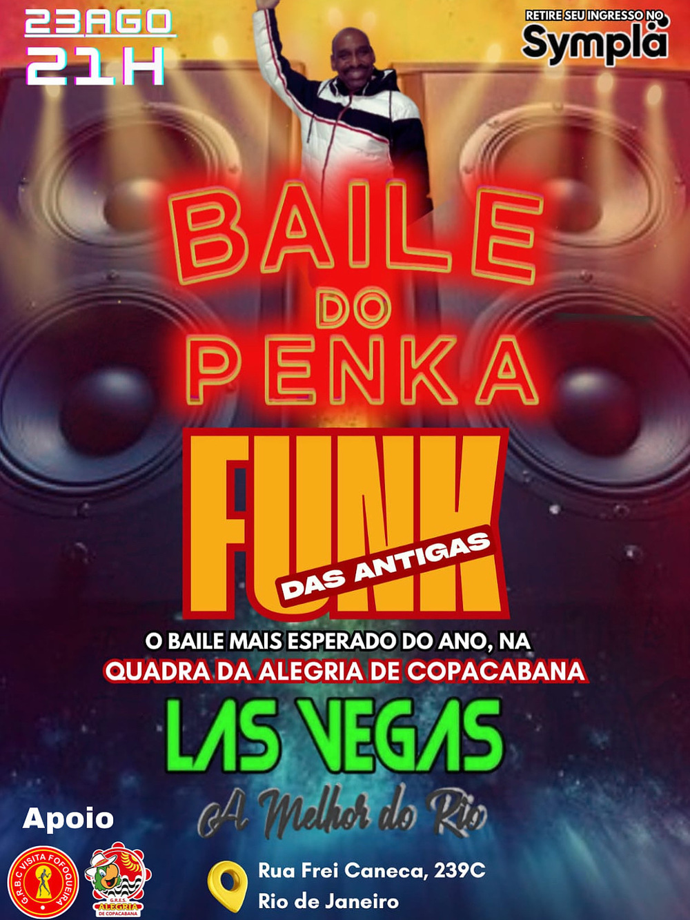 Baile do Penka promete reviver o melhor do Funk das Antigas no coração do Rio.