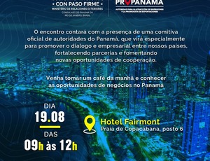 Coalizâo Rio: Panamá Summit promove parcerias estratégicas entre Brasil e Panamá no Rio de Janeiro