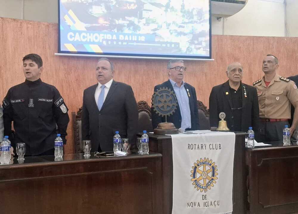 General Pazuello apresenta projetos de segurança pública e reforça compromisso com a Baixada em encontro com Rotary Clubs