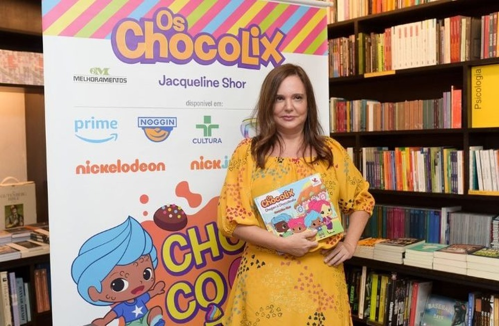 Jacqueline Shor promove lançamento do livro “Os Chocolix No Reino dos Monstros” na Livraria da Vila