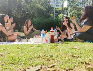 Piquenique nos jardins do Palácio celebrou os 19 anos — a primavera de Sarah