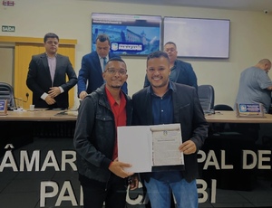 Professor Webert recebe Moção de Congratulação em Paracambi pelo trabalho em prol da educação e da agricultura familiar