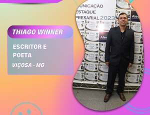 Autor Thiago Winner no New Face Reality Show Brasil.