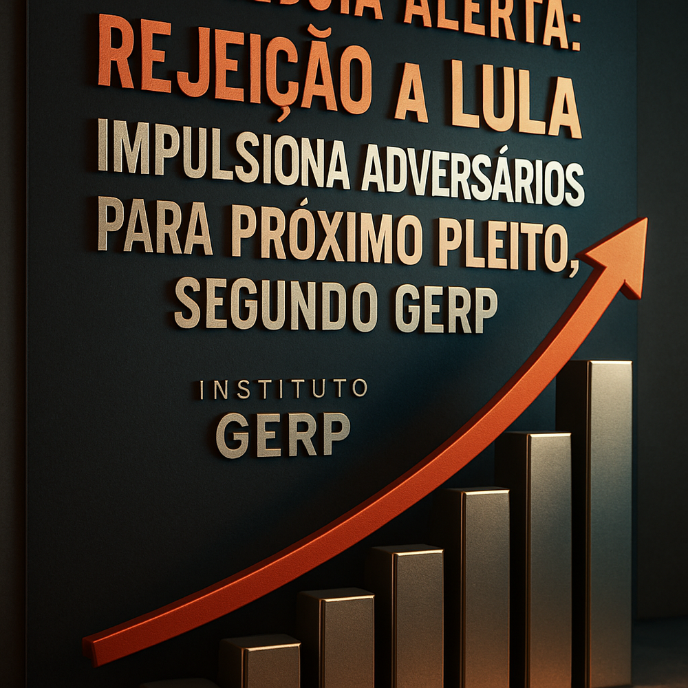 Nova Pesquisa Presidencial do Instituto GERP: Rejeição a Lula impulsiona adversários para próximo pleito
