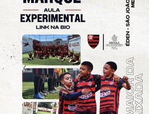 Escola Flamengo no Éden abre vagas para novos talentos da Baixada Fluminense