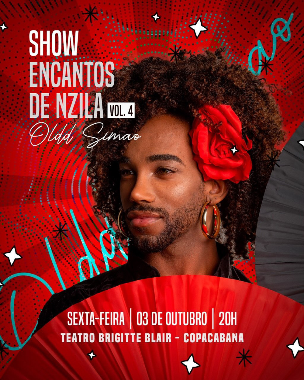 Oldd Simao apresenta “Encantos de Nzila Vol. 4” em Copacabana