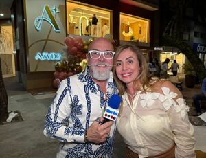 Roberta Ferreira destaca diversidade e qualidade do novo conceito multisserviços e moda idealizado por Fabíola Azevedo na inauguração da AZVDO Estilo no Shopping Downtown