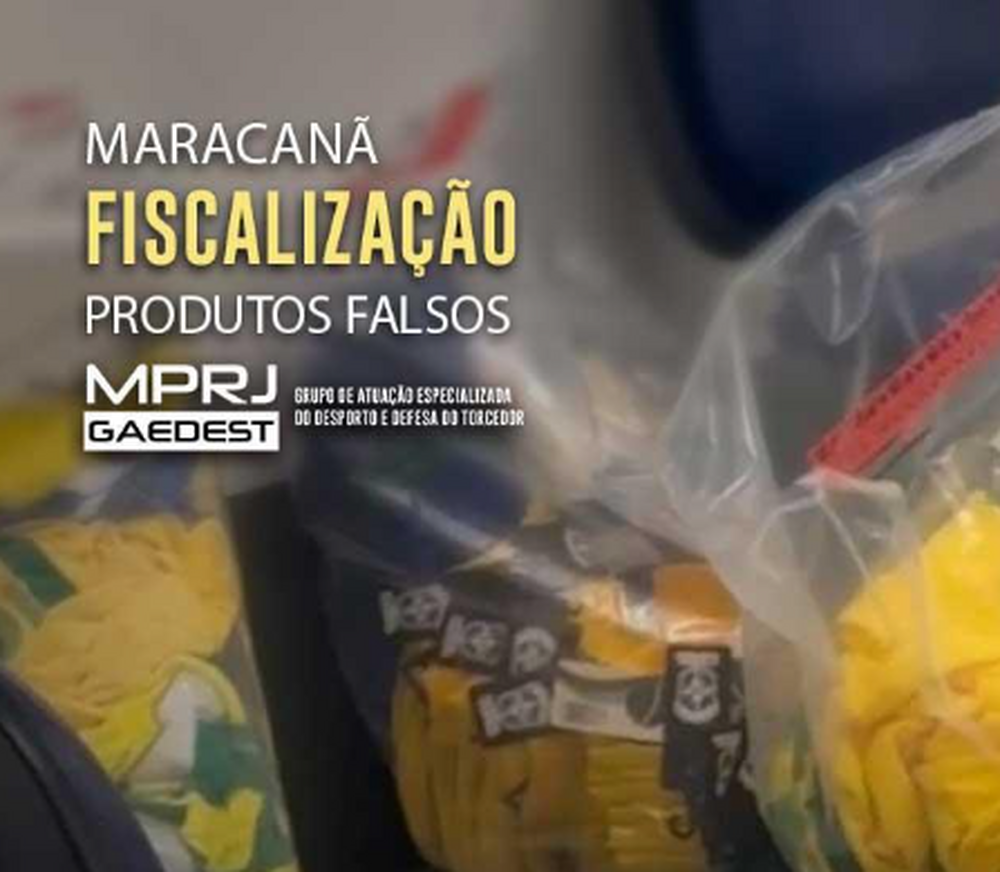 MPRJ e Polícia Civil prendem 28 pessoas e apreendem produtos falsificados no Maracanã