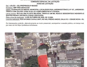 Eduardo Paes decide vender mais um imóvel público de R$ 8 milhões em bairro nobre da Zona Sul