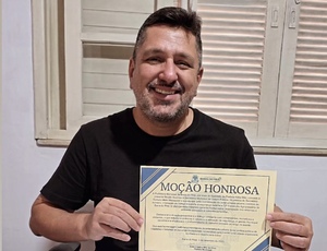 Rômulo Massacesi recebe Moção Honrosa em Barra do Piraí