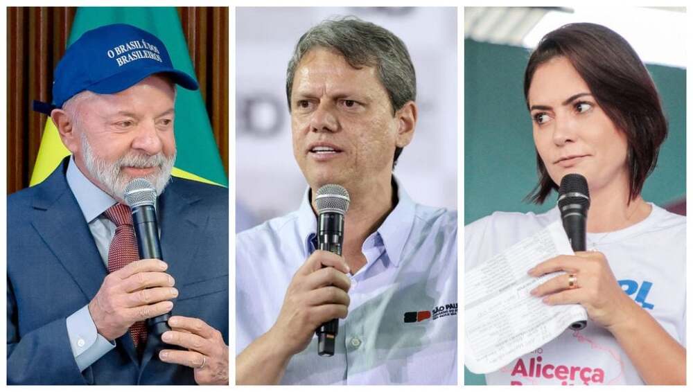 Pesquisa testa Michelle e Tarcísio na disputa contra Lula em 2026; veja os resultados