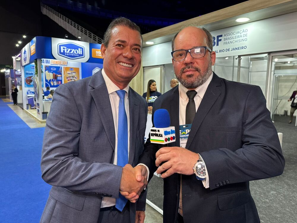 Presidente da ABF Rio Clodoaldo Nascimento, anuncia crescimento de 11,6% do setor de franquias durante abertura da Expo 2025