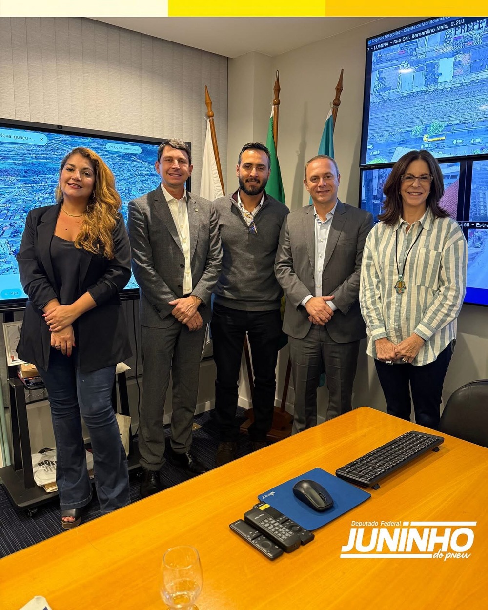 Juninho do Pneu anuncia mais investimentos para Nova Iguaçu em parceria com a MRS Logística