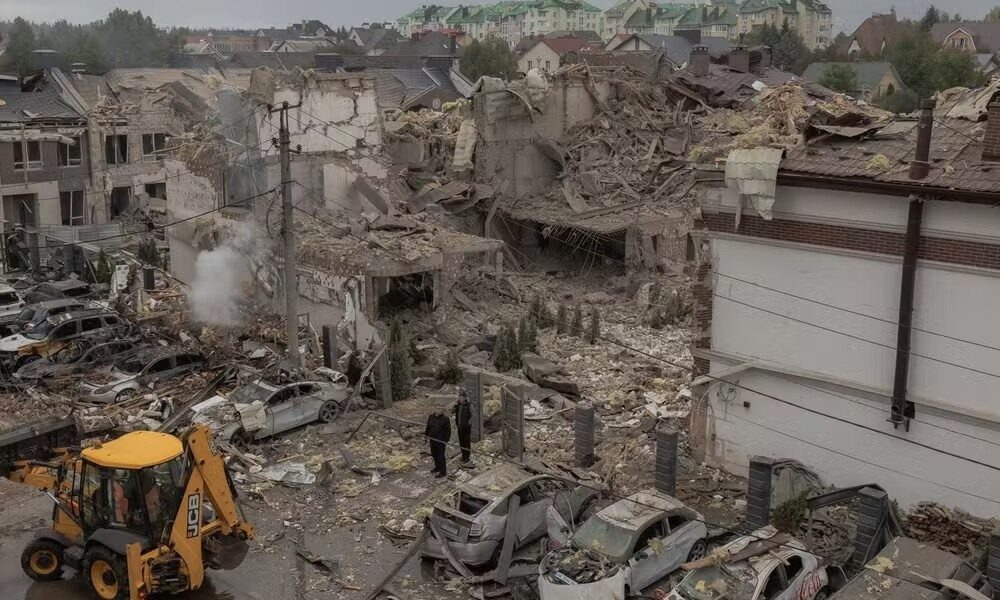 Ataque aéreo contra cidades ucranianas e deixa 4 mortos em Kiev e dezenas de feridos