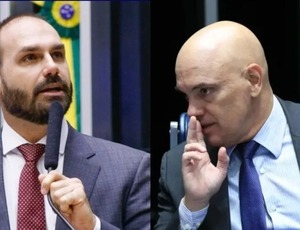 Moraes decide avançar com denúncia contra Eduardo Bolsonaro por notificação em edital