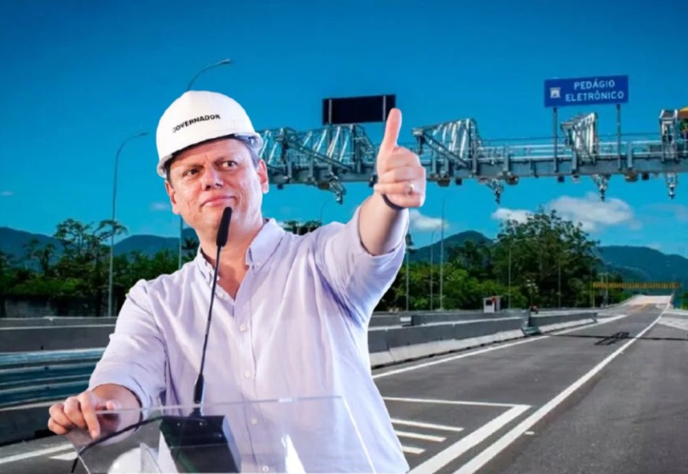 Tarcísio quer instalar 37 novos pedágios nas rodovias de São Paulo até o fim do ano