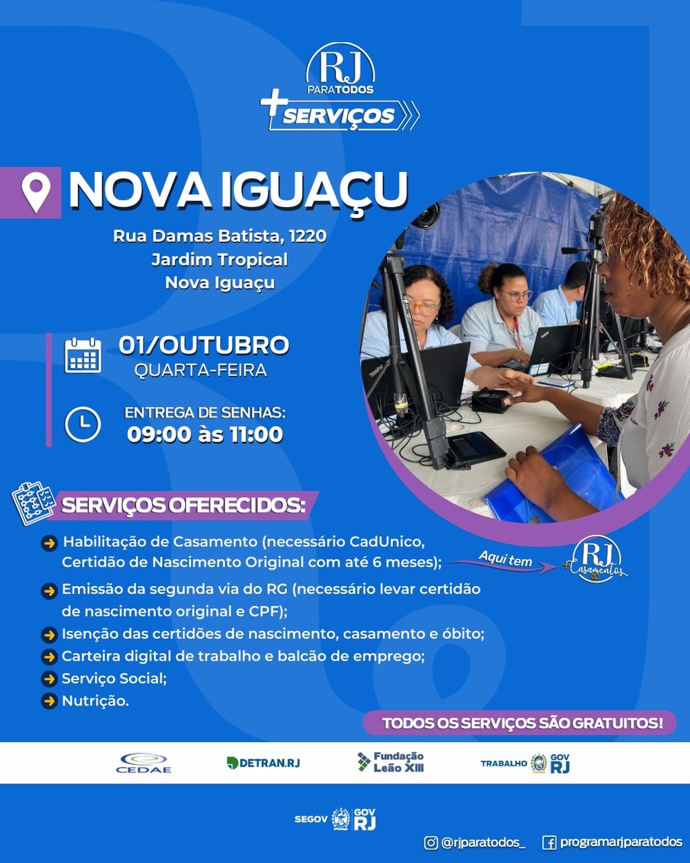 Douglas Nadaes destaca importância do projeto RJ Para Todos em Nova Iguaçu