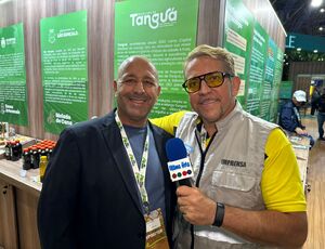 Gilmar de Oliveira, secretário de Agricultura de Tanguá, destaca laranja mais doce do Brasil no Rio+Agro 2025