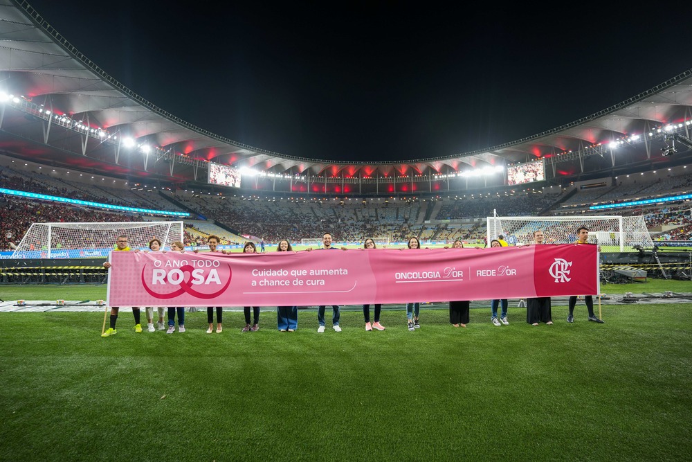 Oncologia D’Or e Flamengo entram em campo pela prevenção do câncer de mama